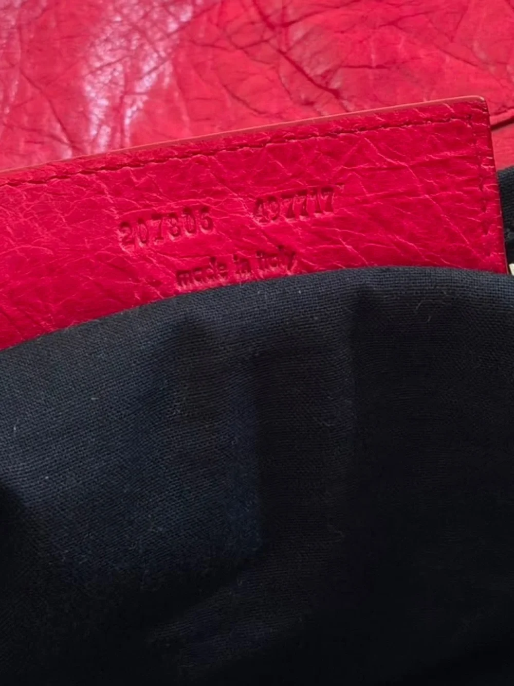 Balenciaga 2009 Ruby Red Lambskin Giant 21 Silver Midday Moto Bag